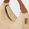 Teen Celine Lulu aus Raffia und naturbelassenem Kalbsleder Teen Celine Lulu aus Raffia und naturbelassenem Kalbsleder