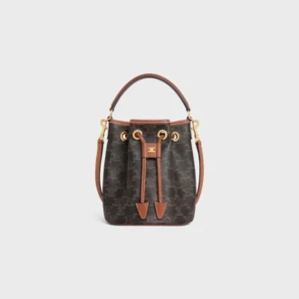 Teen Clara Tasche aus Triomphe Canvas und Kalbsleder