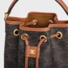 Teen Clara Tasche aus Triomphe Canvas und Kalbsleder Teen Clara Tasche aus Triomphe Canvas und Kalbsleder