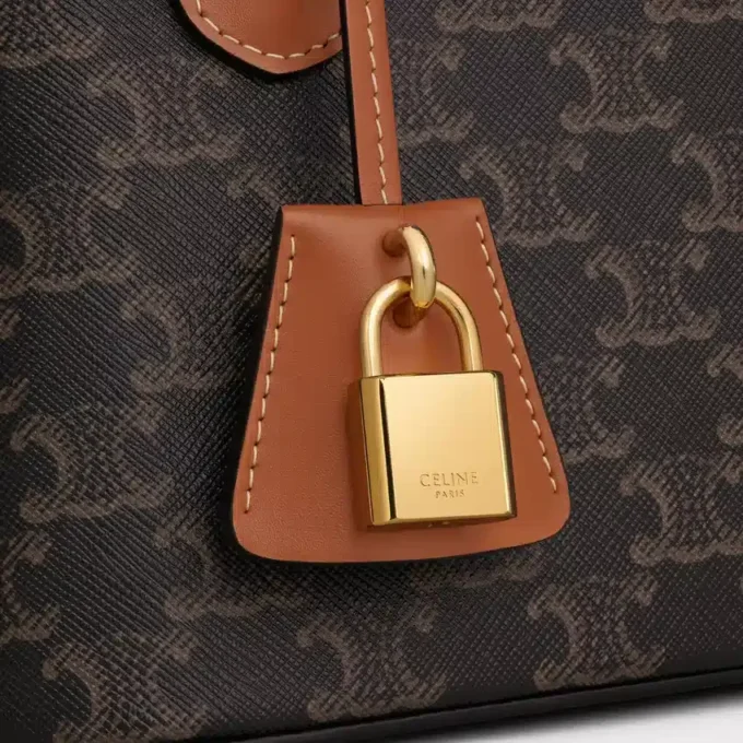 Teen Honorine Tasche aus Triomphe Canvas und Kalbsleder
