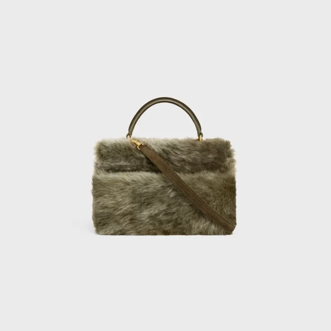 Teen Nino Tasche aus Lammfell und Kalbsveloursleder