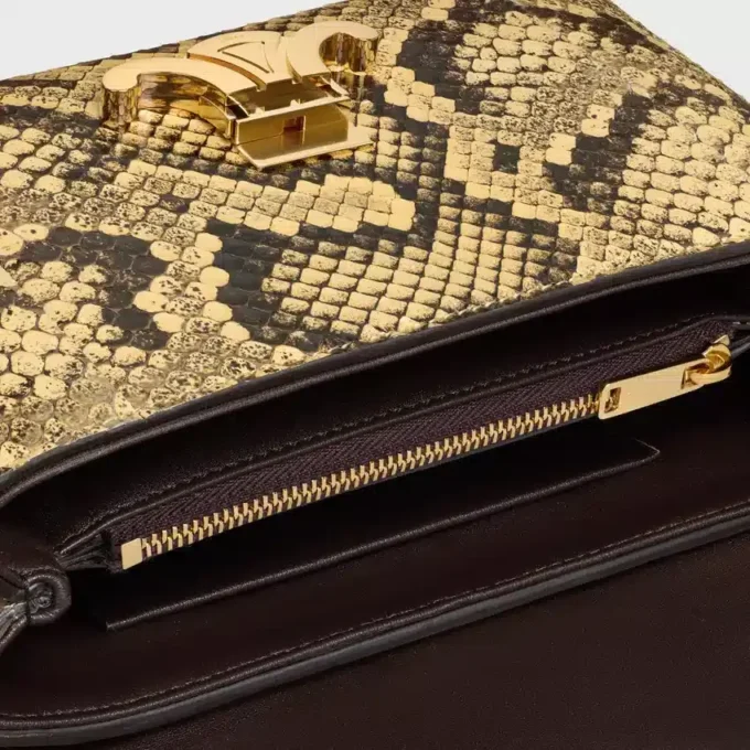 Teen Nino Tasche aus Pythonleder
