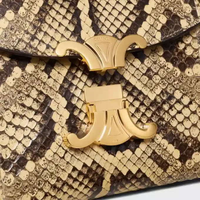 Teen Nino Tasche aus Pythonleder