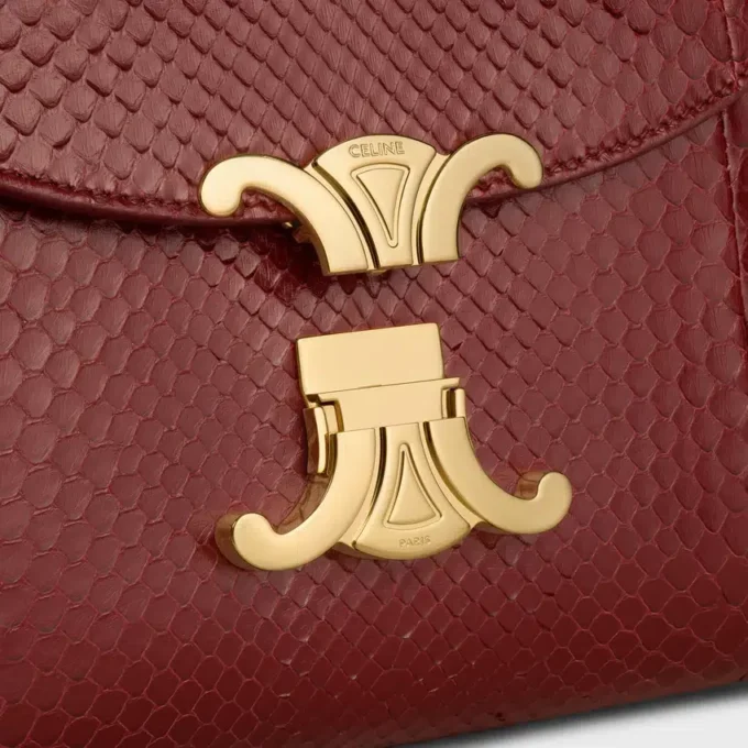 Teen Nino Tasche aus Pythonleder