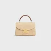 Teen Nino Tasche aus Raffia und Kalbsleder Teen Nino Tasche aus Raffia und Kalbsleder