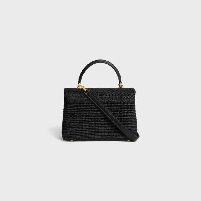 Teen Nino Tasche aus Raffia und Kalbsleder Teen Nino Tasche aus Raffia und Kalbsleder