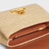 Teen Nino Tasche aus Raffia und Kalbsleder Teen Nino Tasche aus Raffia und Kalbsleder