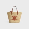 Teen Supple CELINE Classic Panier aus Raffia und Kalbsleder