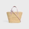 Teen Supple CELINE Classic Panier aus Raffia und Kalbsleder Teen Supple CELINE Classic Panier aus Raffia und Kalbsleder