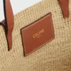Teen Supple CELINE Classic Panier aus Raffia und Kalbsleder