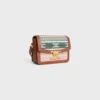 Teen Triomphe Tasche aus gestreiftem Textil und Kalbsleder Teen Triomphe Tasche aus gestreiftem Textil und Kalbsleder