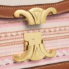 Teen Triomphe Tasche aus gestreiftem Textil und Kalbsleder Teen Triomphe Tasche aus gestreiftem Textil und Kalbsleder