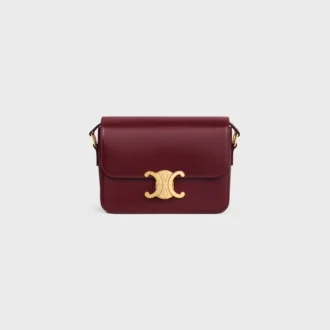 Teen Triomphe Tasche aus glänzendem Kalbsleder