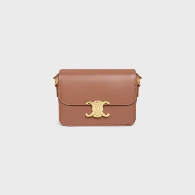 Teen Triomphe Tasche aus glänzendem Kalbsleder