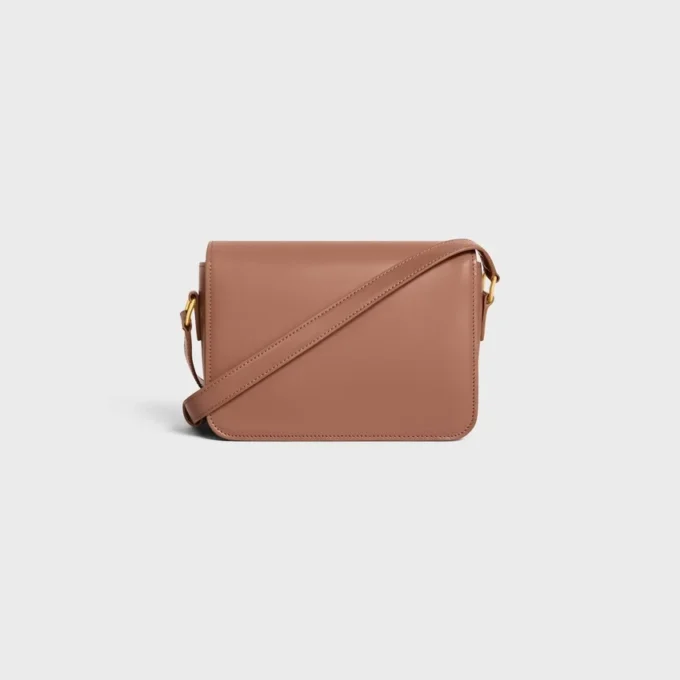 Teen Triomphe Tasche aus glänzendem Kalbsleder