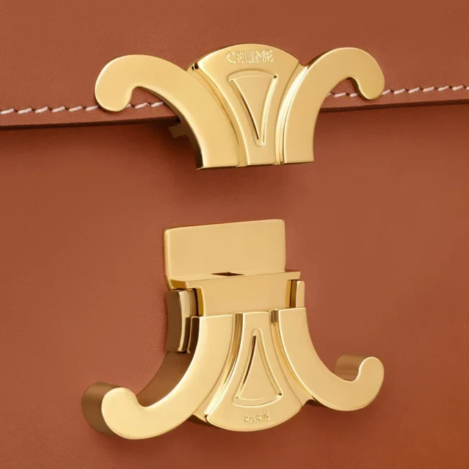 Teen Triomphe Tasche aus naturfarbenem Kalbsleder