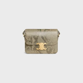 Teen Triomphe Tasche aus Perlmutt-Pythonleder