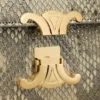 Teen Triomphe Tasche aus Perlmutt-Pythonleder