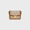 Teen Triomphe Tasche aus Textil mit durchgehendem Triomphe-Muster und Kalbsleder Teen Triomphe Tasche aus Textil mit durchgehendem Triomphe-Muster und Kalbsleder