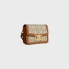 Teen Triomphe Tasche aus Textil mit durchgehendem Triomphe-Muster und Kalbsleder Teen Triomphe Tasche aus Textil mit durchgehendem Triomphe-Muster und Kalbsleder