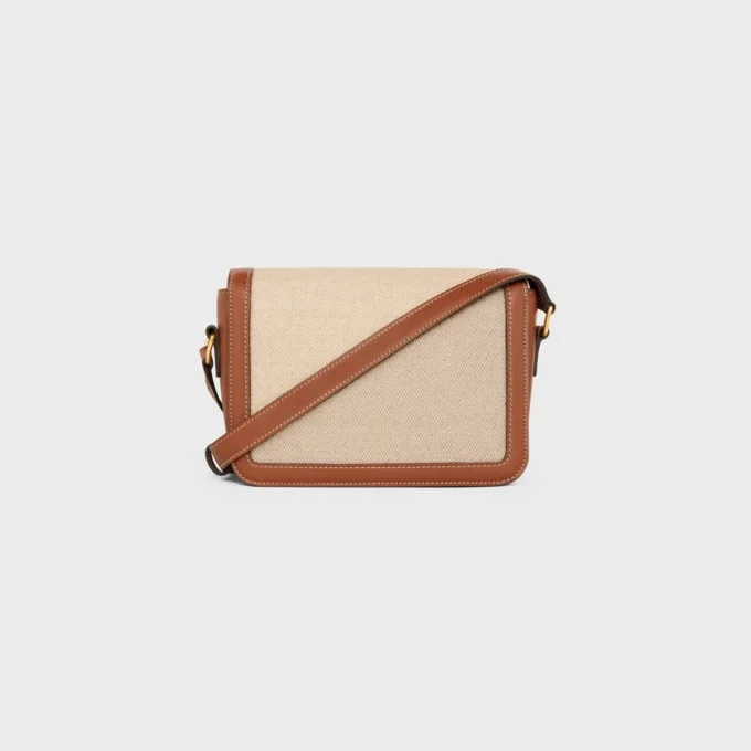 Teen Triomphe Tasche aus Textil und Kalbsleder Teen Triomphe Tasche aus Textil und Kalbsleder