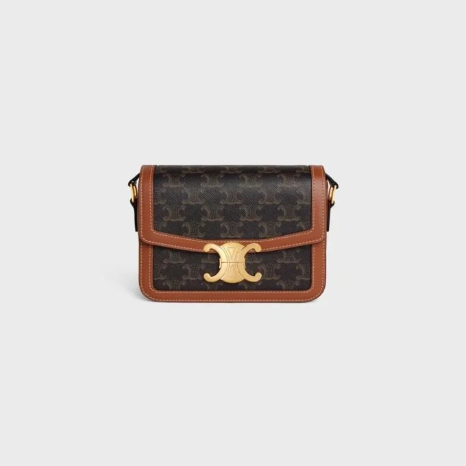 Teen Triomphe Tasche aus Triomphe Canvas und Kalbsleder