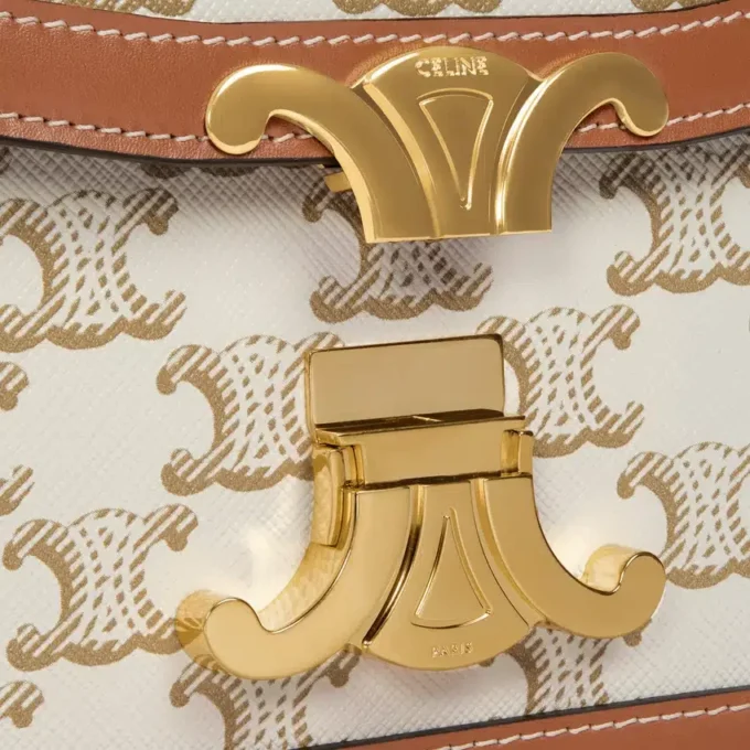 Teen Triomphe Tasche aus Triomphe Canvas und Kalbsleder