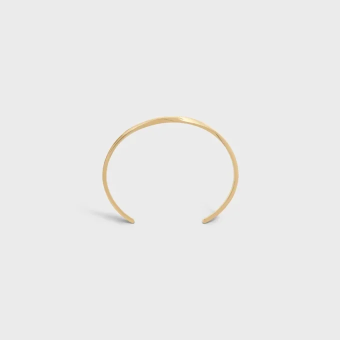 Torsion-Armband aus Gelbgold