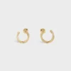 Torsion Ohrringe aus Gelbgold und Diamanten Torsion Ohrringe aus Gelbgold und Diamanten
