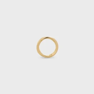 Torsion-Ring aus Gelbgold