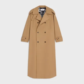 Trenchcoat aus Baumwoll- und Wollgabardine Trenchcoat aus Baumwoll- und Wollgabardine