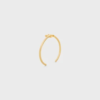 Triomphe Asymmetrische Manschette aus Messing mit Goldfinish