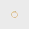 Triomphe Asymmetrischer Ring aus Messing mit Goldfinish Triomphe Asymmetrischer Ring aus Messing mit Goldfinish