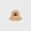 Triomphe-Bucket-Hat aus Raffia Triomphe-Bucket-Hat aus Raffia