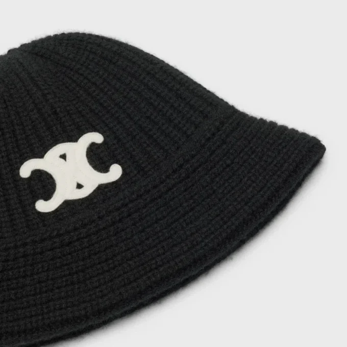 Triomphe Cloche-Mütze aus Kaschmir