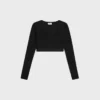 Triomphe Crop-Top aus sportlicher Viskose