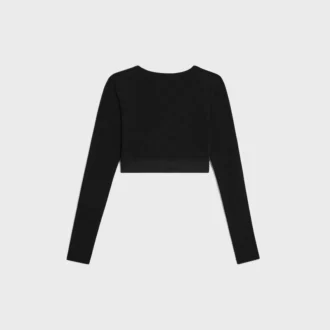 Triomphe Crop-Top aus sportlicher Viskose
