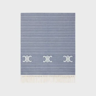 Triomphe Fouta aus gestreifter Baumwolle