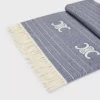 Triomphe Fouta aus gestreifter Baumwolle Triomphe Fouta aus gestreifter Baumwolle