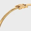 Triomphe-Gelenkarmband aus Messing mit Goldfinish Triomphe-Gelenkarmband aus Messing mit Goldfinish