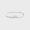 Triomphe-Gelenkarmband aus Messing mit Rhodium-Finish