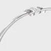 Triomphe-Gelenkarmband aus Messing mit Rhodium-Finish