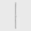 Triomphe Gourmette-Armband aus Messing mit Rhodium-Finish Triomphe Gourmette-Armband aus Messing mit Rhodium-Finish