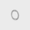 Triomphe Gourmette-Armband aus Messing mit Rhodium-Finish Triomphe Gourmette-Armband aus Messing mit Rhodium-Finish