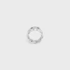 Triomphe Gourmette-Ring aus Messing mit Rhodium-Finish Triomphe Gourmette-Ring aus Messing mit Rhodium-Finish