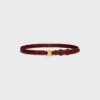 Triomphe-Gürtel 18 mm aus Pythonleder Triomphe-Gürtel 18 mm aus Pythonleder