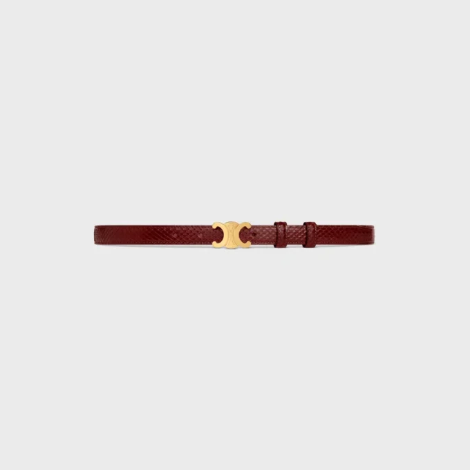 Triomphe-Gürtel 18 mm aus Pythonleder Triomphe-Gürtel 18 mm aus Pythonleder