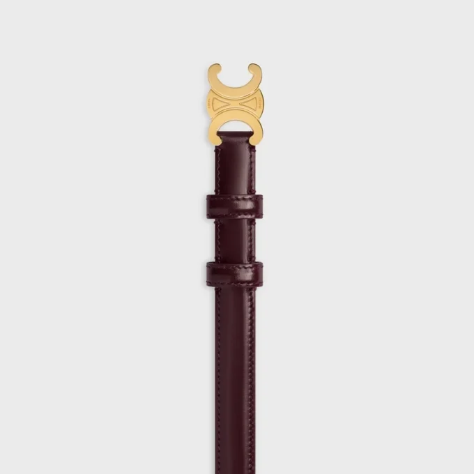 Triomphe-Gürtel 18 mm aus Taurillon-Leder