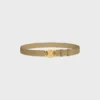 Triomphe-Gürtel 25 mm aus Kalbsveloursleder