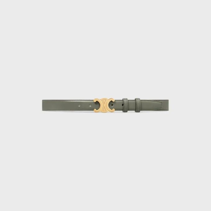 Triomphe-Gürtel 25 mm aus Taurillon-Leder Triomphe-Gürtel 25 mm aus Taurillon-Leder